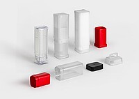 Plastic packaging tube BlockPack in various versions