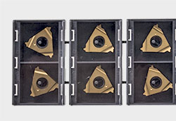 Plastic packaging solutions for indexable inserts.